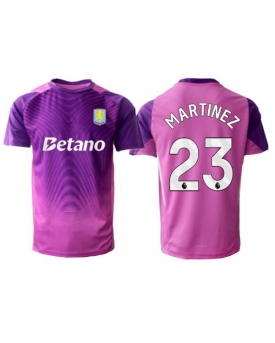 Aston Villa Emiliano Martinez #23 Portiere Maglia Gara Terza Repliche 2025-26 Maniche Corte